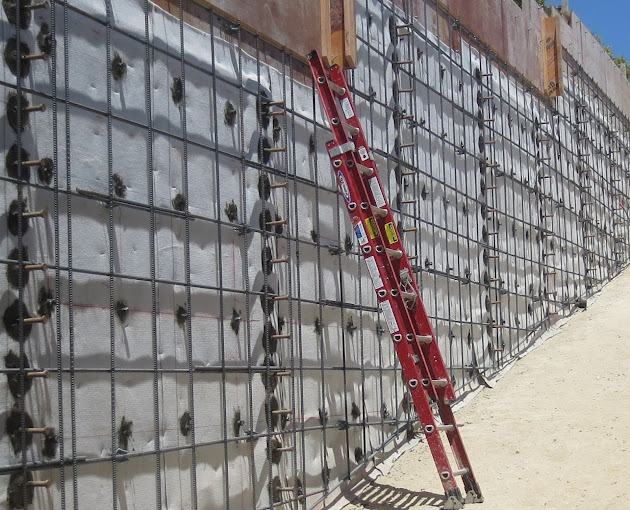 Retaining wall reinforcement